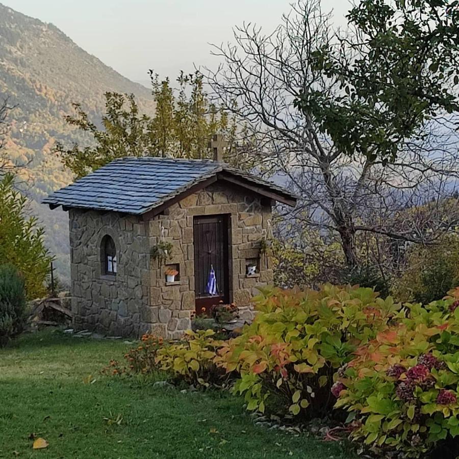 Παραδοσιακή Πέτρινη Κατοικία Στην Βλάχα Ελάτης Extérieur photo
